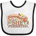 thumbnail image 3 of Inktastic Nevertheless, She Persisted Boys or Girls Baby Bib, 3 of 4