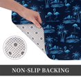 thumbnail image 6 of Picia BLUE Flamingo Birds Pattern Flannel Doormat – 16x24 Inch Non-Slip Indoor Mat, Absorbent & Quick-Dry Rug for Entryway, Bathroom, Kitchen, and Bedroom, Machine Washable, 6 of 7