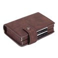 thumbnail image 4 of Cartera con bloqueo RFID para hombre, caja doble de aluminio PU con caja para tarjetas de crédito, 4 of 6