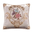 thumbnail image 3 of Funda de almohada de jacquard con estampado de flores de lujo Strade Fareast Limited cuadrada 48 cm x 48 cm, 3 of 8