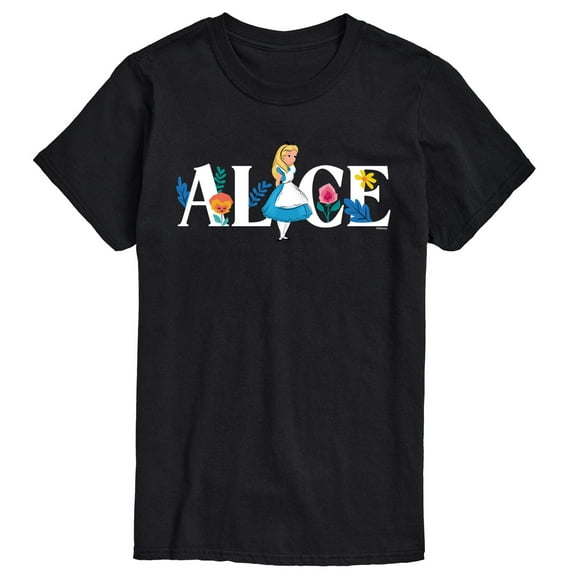 Alice In Wonderland - Alice Logo - Men's Short Sleeve Graphic T-Shirt