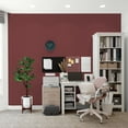 thumbnail image 4 of Glidden One Coat 1 qt. Bordeaux / Red Flat Interior Paint with Primer, 4 of 9