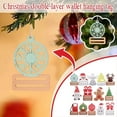 thumbnail image 2 of Wooden Christmas Clip Wallet Pendant Innovative Gift For Any Occasion N8F1 |π X4C7, 2 of 7