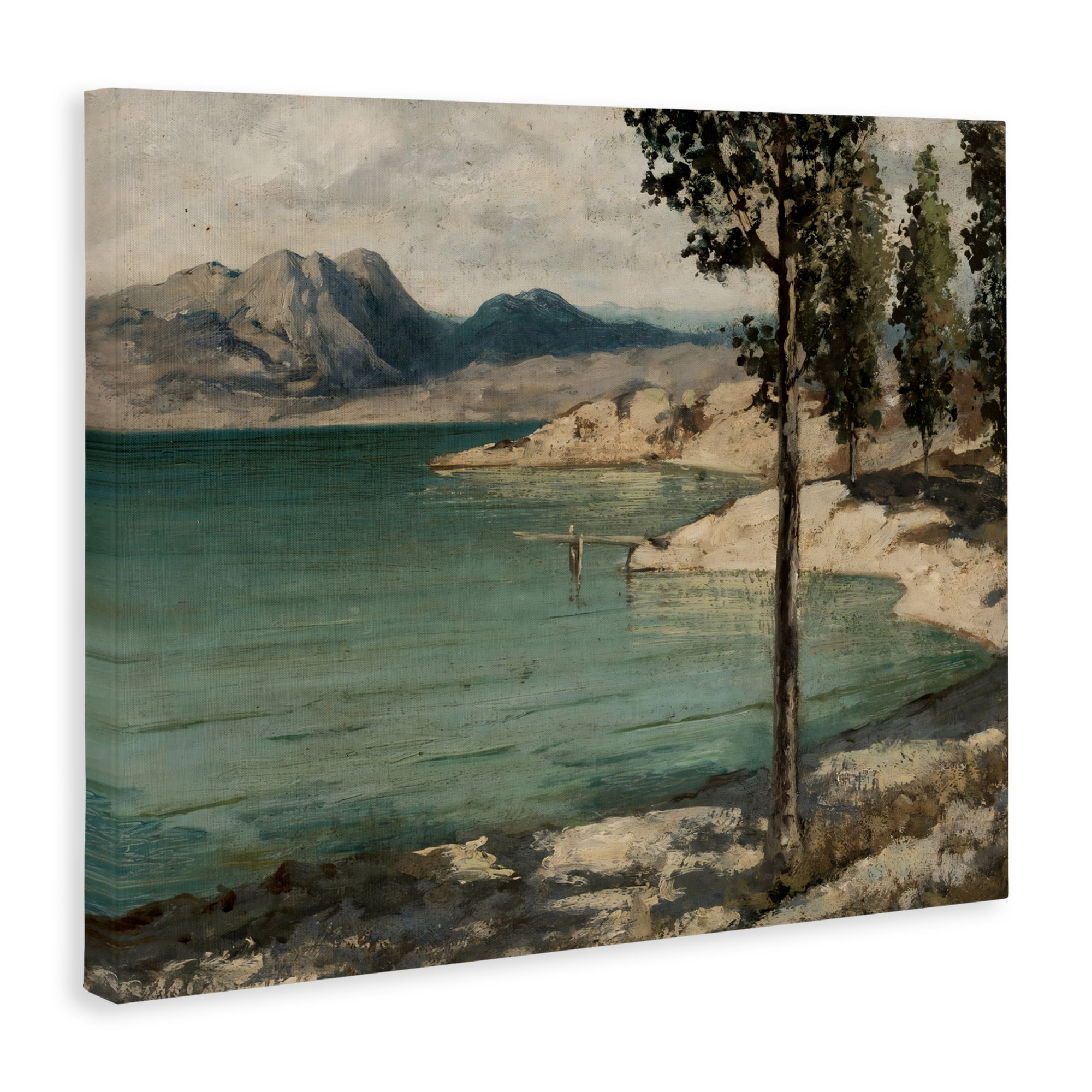 Stupell Industries Tranquil Shore with Trees Canvas Wall Art, design by Arlington Prints