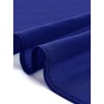 thumbnail image 5 of INSPIRE CHIC Women's Flowy Top V Neck Lightweight Chiffon Blouses Dressy Asymmetrical Shirt Double Layered Summer Top S Royal Blue, 5 of 6