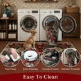 thumbnail image 3 of Mitzzllc Vintage Washable Runner Rug,Maroon and Beige, 2FT*8FT, Non-Slip Backing, 3 of 9