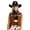 1-Black770, variant on XIAOCHA Women's Embellished Cowboy Hat Cattleman Shapeable Brim Outdoor Farm Wide Brim Western Hat,Coffee