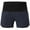 A47 Blue-Workout Shorts, variant on Mifsaly Women Men Workout Shorts 2 In1 Athletic Shorts Compression Seamless Gym Outdoor Running Training Unisex Short Pants with Pockets M