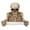 A, variant on Yucurem Skull Shape Tissue Holder Wall Hanging Pumping Roll Paper Rack Home Decorations
