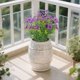 thumbnail image 4 of 3 Piezas De Flores Artificiales De Látex, Ramo De Novia Real, Decoración Del Hogar, Flores Artificiales, Flores Artificiales De Plástico Y Seda Para Exteriores, Decoración De Macetas Colgantes Para, 4 of 5