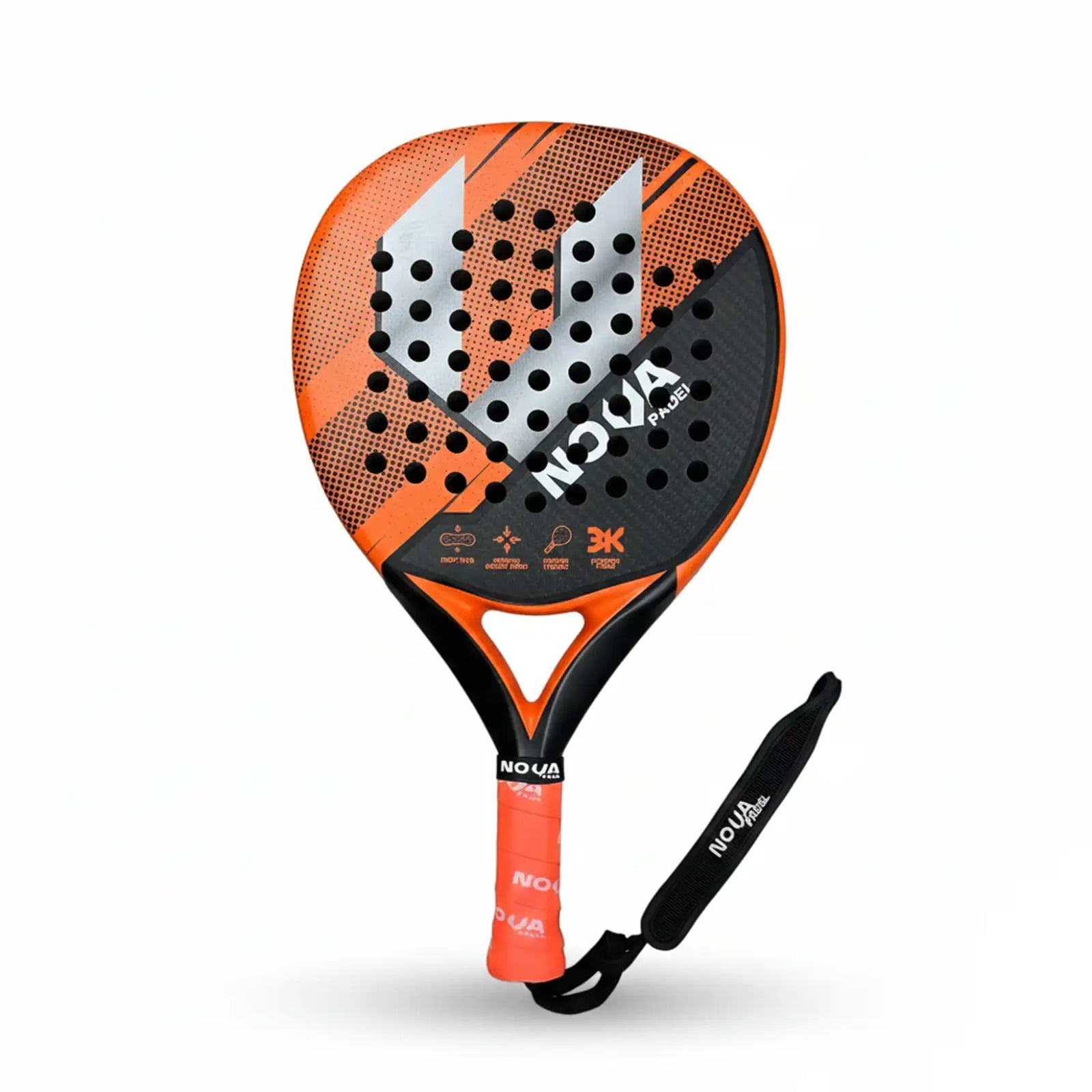 Nova Padel Racquet Racer 07 + 3 Padel Balls