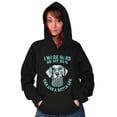 thumbnail image 3 of Work So Hard Dog Live A Better Life Women Plus Size Graphic Pullover Hoodie Brisco Brands 2X, 3 of 4