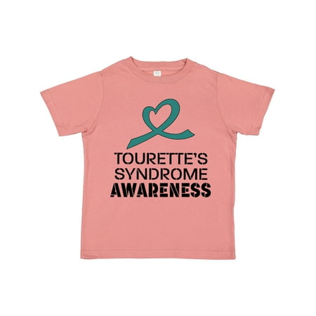 

Inktastic Tourettes Syndrome Awareness- Teal Ribbon Gift Toddler Boy or Toddler Girl T-Shirt