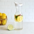 thumbnail image 3 of 3 Pack 35OZ Plastic Carafe, Reusable Clear Water Pitcher, Beverage Containers with Lids YE396.304, 3 of 4