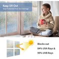 thumbnail image 3 of Home Window Film Privacy Static Cling Stained Glass Film Decoration 17.5"x78.7", 3 of 6