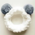 thumbnail image 6 of MSJUHEG Western Headbands,Top Knot Headband,Beaded Headband,Rhinestone Headband,Boho Headbands,And 3-d Hair Sweet Headband Makeup Plush Wash Headband Gray One Size, 6 of 6