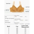 thumbnail image 6 of Unique Bargains Women's Plus Size Push Up Full Coverage Comfort Wirefree Lift Bra, 6 of 7