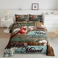 thumbnail image 2 of Feelyou Kawaii Rustic Bird Full Size Comforter Sets, Western Wooden Cabin Bedding Comforter Set, Pink Cherry Blossoms Flower Reversible Bedding Sets, Super Cozy Room Decor, 3pcs, 2 of 8