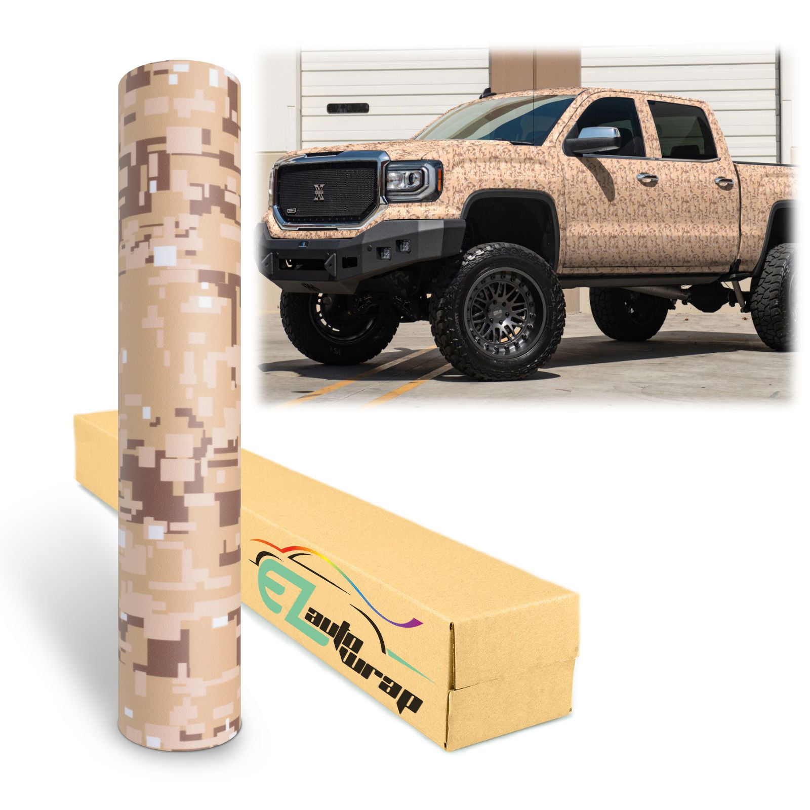 Vinyl Wrap Self Adhesive Camo Sticky Back Camouflage Film Non-Fade Air Free 