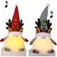 thumbnail image 1 of 2 Pieces Christmas Gnome Figures, Led Gnome Handmade With Pointed Hat Bd, 1 of 5