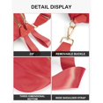 thumbnail image 5 of SQDWYGUO Spacious Nylon Crossbody Bag Bum Bag Handbags Wallets Purses Trendy Shoulder Bag for Women,Red,1, 5 of 6