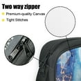 thumbnail image 4 of ZUXONGSY Butterfly Blue Marble Print Bible Cover for Women Bible Case Bible Carrying Case with Handle Sturdy Bible Protective with Zipper Waterproof Church Bag Bible Accessories, 4 of 6