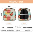 thumbnail image 3 of Pioneer Flower Seat Covers for Dining Room Chairs Set Of 6,Stretch Printed Washable Chair Seat Cover with Elastic Ties and Button,Removable Waterproof Couch Cushion Covers, 3 of 6