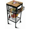 Grill Butler W/ Casters And Accessories