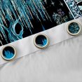 thumbnail image 4 of Homewish Magic Life Tree Blackout Curtains Set of 2 (52x84 Each) for Teens, Blue Bohemian Flower Floral Window Curtains, Mandala Style Curtains and Drapes, Window Curtains Decor, 4 of 6