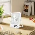 thumbnail image 5 of Digital Display Five Speed Desktop Small Fan USB Charging Portable Home Mini Desktop Small Fan Can Be Wall Mounted High Wind Power Large Capacity Fan, 5 of 7