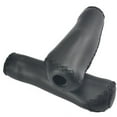 thumbnail image 5 of UPANBIKE Bike Handlebar Grips Ergonomic Design Handmade Sewing Push On Leather,Black, 5 of 10