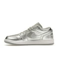 thumbnail image 2 of Jordan Women's 1 Low SE Metallic Silver Basketball Shoes, from StockX, 2 of 5