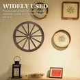 thumbnail image 2 of LOLIPPYY Wooden Wagon Wheel Decor Vintage Wood Wheel Hanging Decoration Wagon Wheel Wall Art, 2 of 7