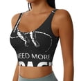thumbnail image 2 of Honeii I Need More Space patten Workout Crop Tank Top for Women Yoga Tank Tops Athletic Sports Shirts Exercise Undershirts,Sports Bra,Sports vest-XX-Large, 2 of 8