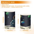 thumbnail image 3 of WOBOGO Size Combo Candle Flickering Flameless with Remote Control and Timer for Romantic Atmosphere Astronaut Sitting on The Moon, 3 of 7