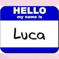 thumbnail image 2 of CafePress - Hello My Name Is Luca Infant Bodysuit - Baby Light Bodysuit, Size Newborn - 24 Months, 2 of 4