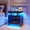 High Glossblack, variant on HNEBC Auto LED Nightstand with Wireless Charging Station & USB Ports High Gloss Bedside Tables with 2 Drawers Floating Nightstand with 3 Color & Adjustable Brightness Embedded LED