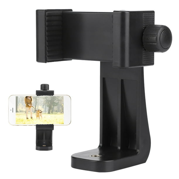 Adaptador de Trípode de Trípode de Teléfono de 1/4 de Pulgada, Soporte de Trípode del Trípode del Clip de Teléfono, Soporte de Trípodos de Teléfono de Rotación de 360