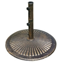 Island Umbrella 80-lb Classic Cast Iron Umbrella Base in Bronze