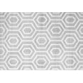 thumbnail image 1 of Ahgly Company Indoor Rectangle Abstract Gray Contemporary Area Rugs, 2' x 5', 1 of 1