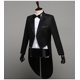 thumbnail image 2 of Men Tailcoat Tuxedo Suit Trousers Set, Men's Tuxedo Trousers Suit With Bow Tie zhangyuxiang LED, 2 of 2