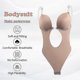 thumbnail image 2 of Women Plunging Deep V-neck Body Shaper Strapless Backless Bodysuit Shapewear, 2 of 5