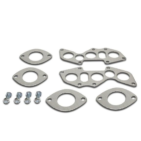 DNA Motoring GKTSET-IS250-06 For 2006 to 2013 Lexus IS250 IS350 Aluminum Exhaust Manifold Header Gasket Set 07 08 09 10 11 12