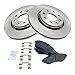 thumbnail image 3 of Front Brake Pad & Rotor Kit Brake Pads Brake Rotor Ceramic Compatible with 2004-2011 Chevrolet Aveo 2007-2011 Aveo5 2013-2015 Spark 2009 Pontiac G3, 3 of 4