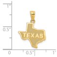 thumbnail image 3 of 14k Yellow Gold State of Texas Pendant, 3 of 4