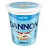 Dannon Vanilla Low Fat Yogurt, 32 oz Quart