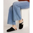 thumbnail image 4 of Time and Tru Women's Faux Shearling Cozy Buckle Clogs, Sizes 6-11, 4 of 11