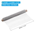 thumbnail image 2 of Uxcell 11.81"x4.3ft 304 Stainless Steel Wire Mesh Screen 120 Mesh Woven Filter Mesh for Cage Garden Window, 2 of 6