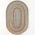 thumbnail image 1 of Rhody Rug BH67R024X048 2 x 4 ft. Bar Harbor Seaweed Oval Rug, Multi Color, 1 of 1