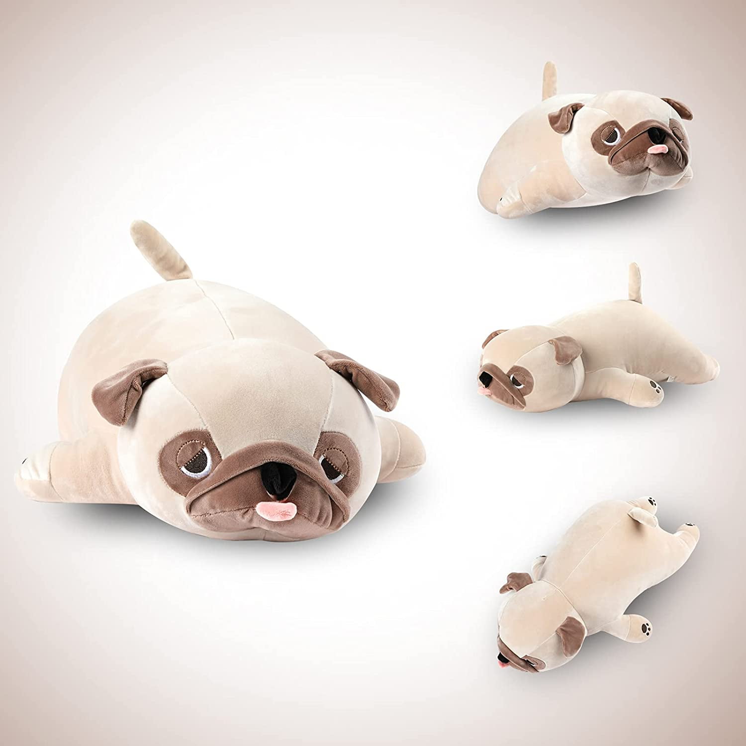 Pug plush pillow sales